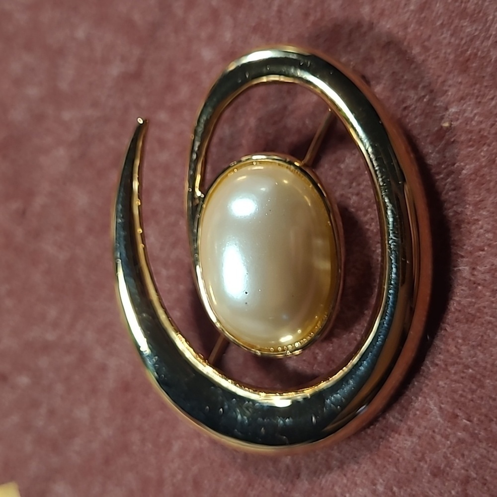 Napier Stamped Brooch